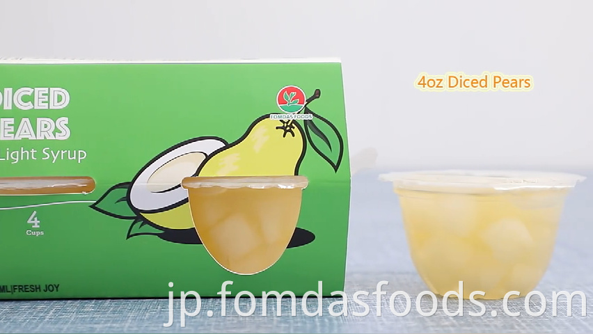 Diced Pear In Fruit Juice